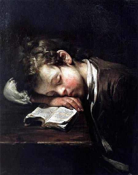 El pequeño perezoso de Jean Baptiste Greuze