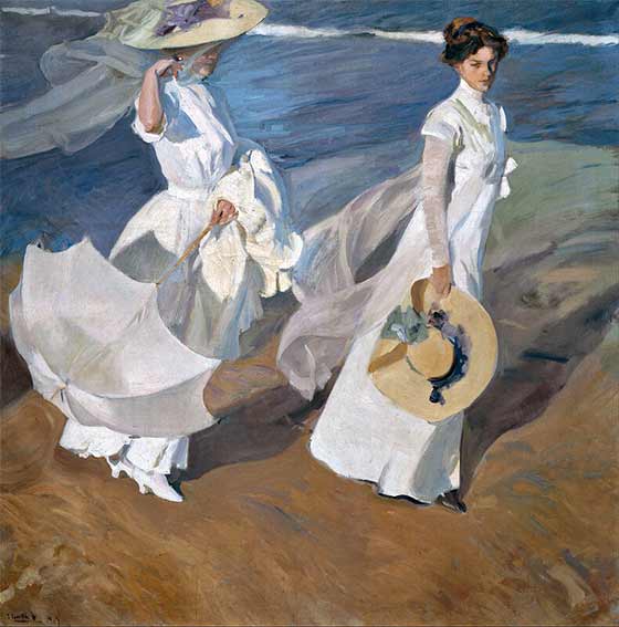 PASEO A ORILLAS DEL MAR. SOROLLA