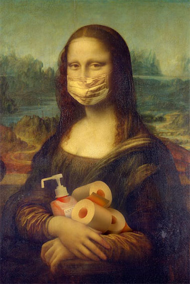 Imagen de la Gioconda. Foto de Yaroslav Danylchenko