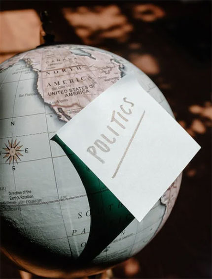Mapa mundi político fotografía de Tara Winstead