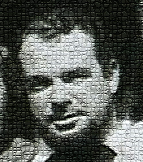 Fotografía mosaico Jaime Gil de Biedma