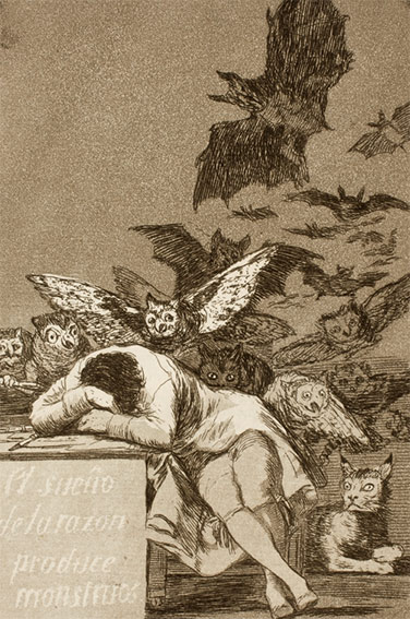 El sueño de la razón produce monstruos, Francisco de Goya