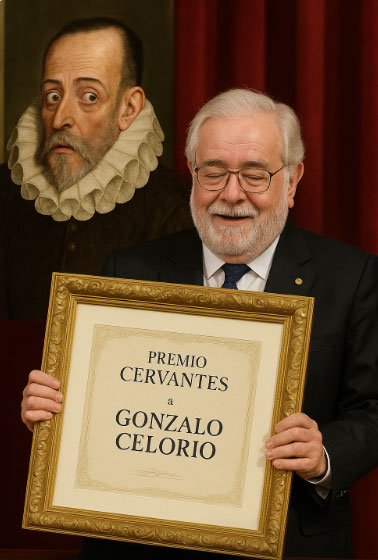 Camilo José Cela pisa una mierda al salir de su limusina