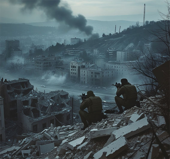 SARAJEVO, ESCENARIO DE LA CAZA HUMANA 1 Francotiradores apostados en las colinas de Sarajevo