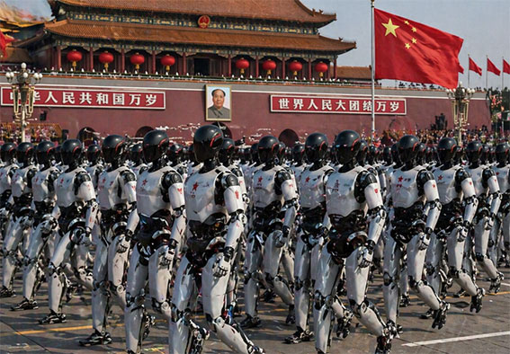 Ejército chino de humanoides