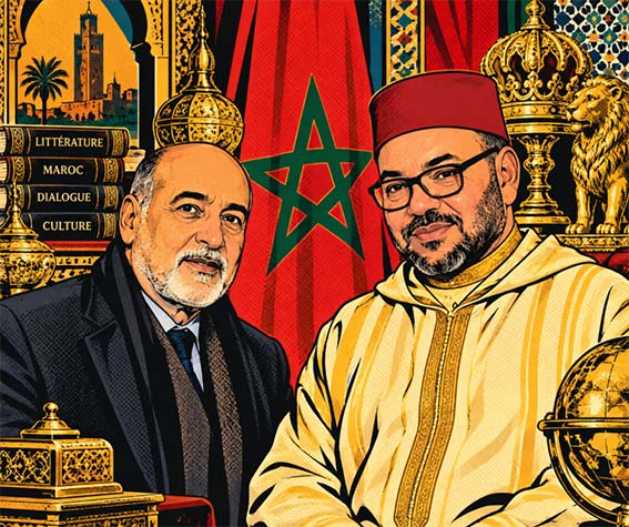 LA CONCIENCIA BORRADA DE UN PLUMAZO 1 Tahar Ben Jelloun con Mohamed VI